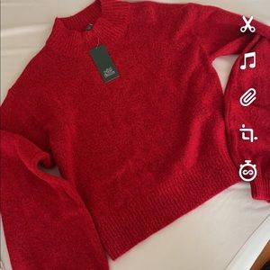 Crop sweater NWT